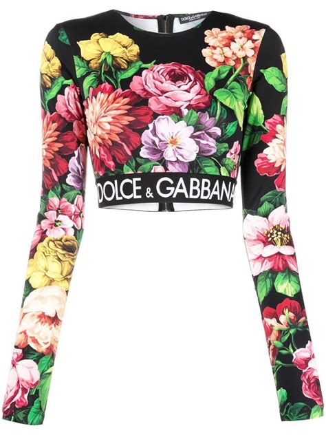 dolce gabbana crop top|dolce and gabbana cropped top.